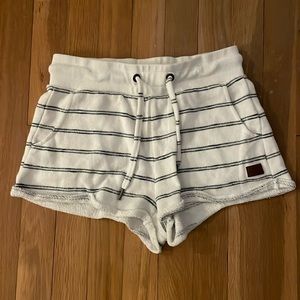 Roxy Striped Beach Shorts, XS, excellent used condition